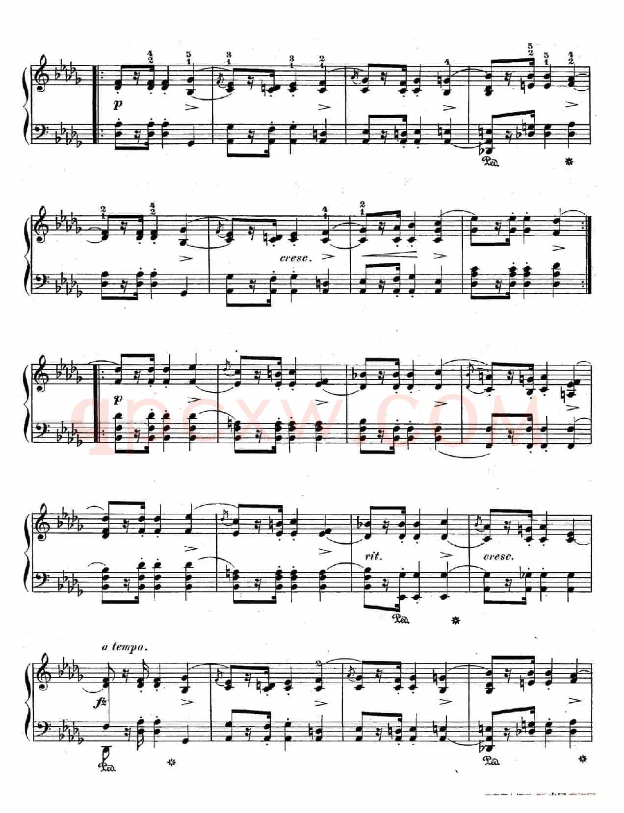 Trois Mazurkas Op.50（3首玛祖卡舞曲·2）