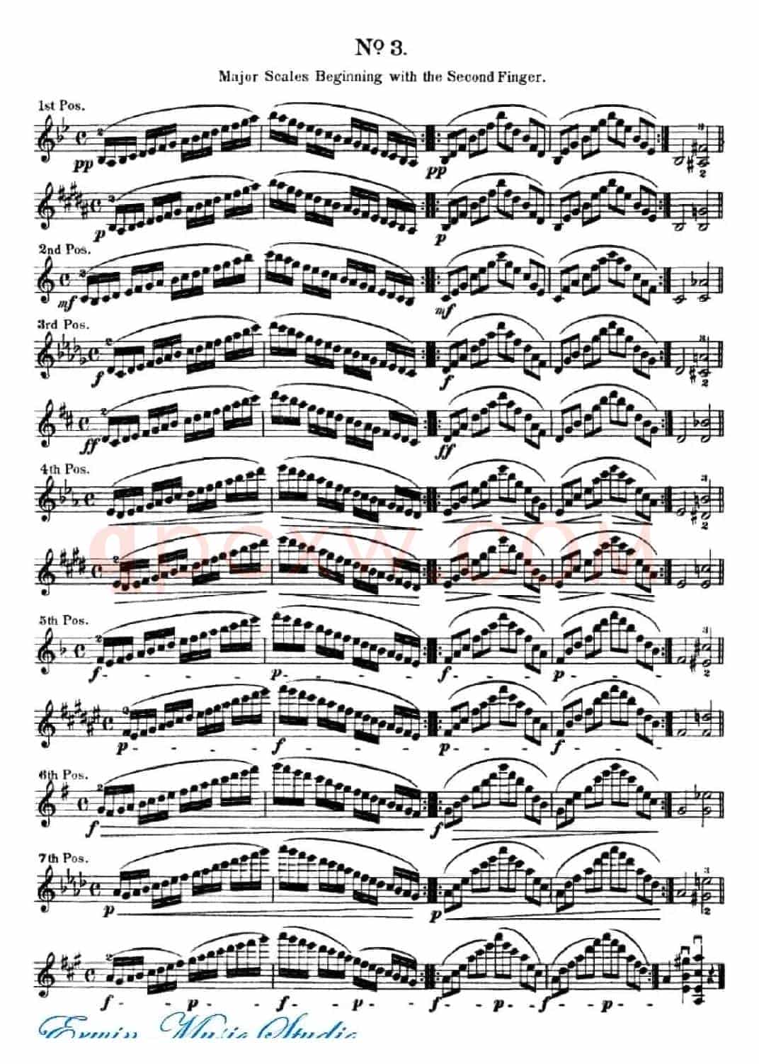 赫利美利《小提琴音阶练习》（Hrimaly《Scale Studies》）