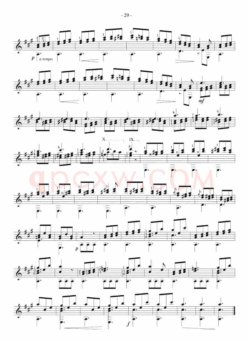 Sor-Coste《26 Studies》（STUDY 17）