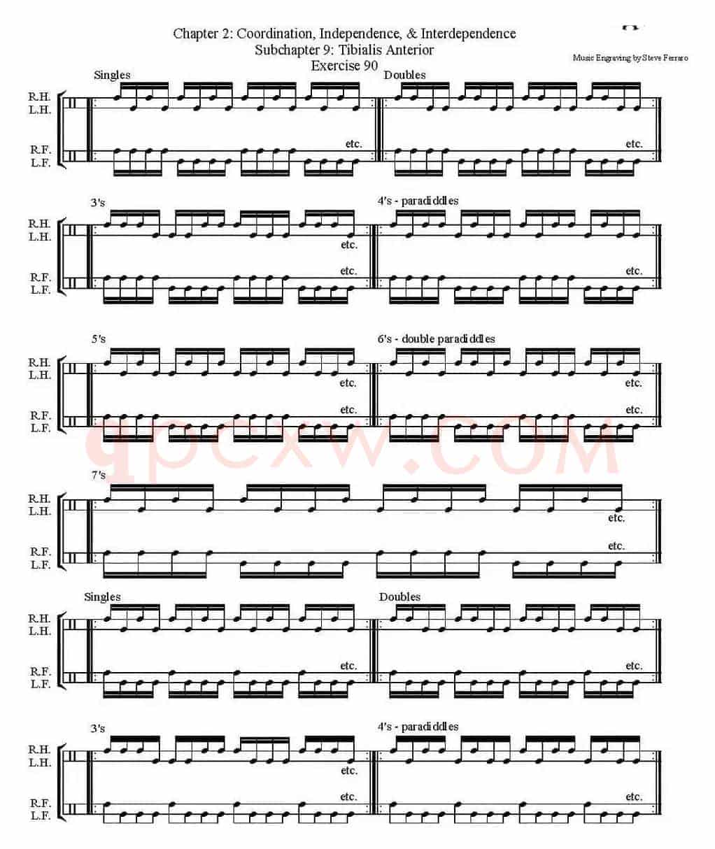 Thomas Lang - Creative Coordination（架子鼓双踩教程P26-50）