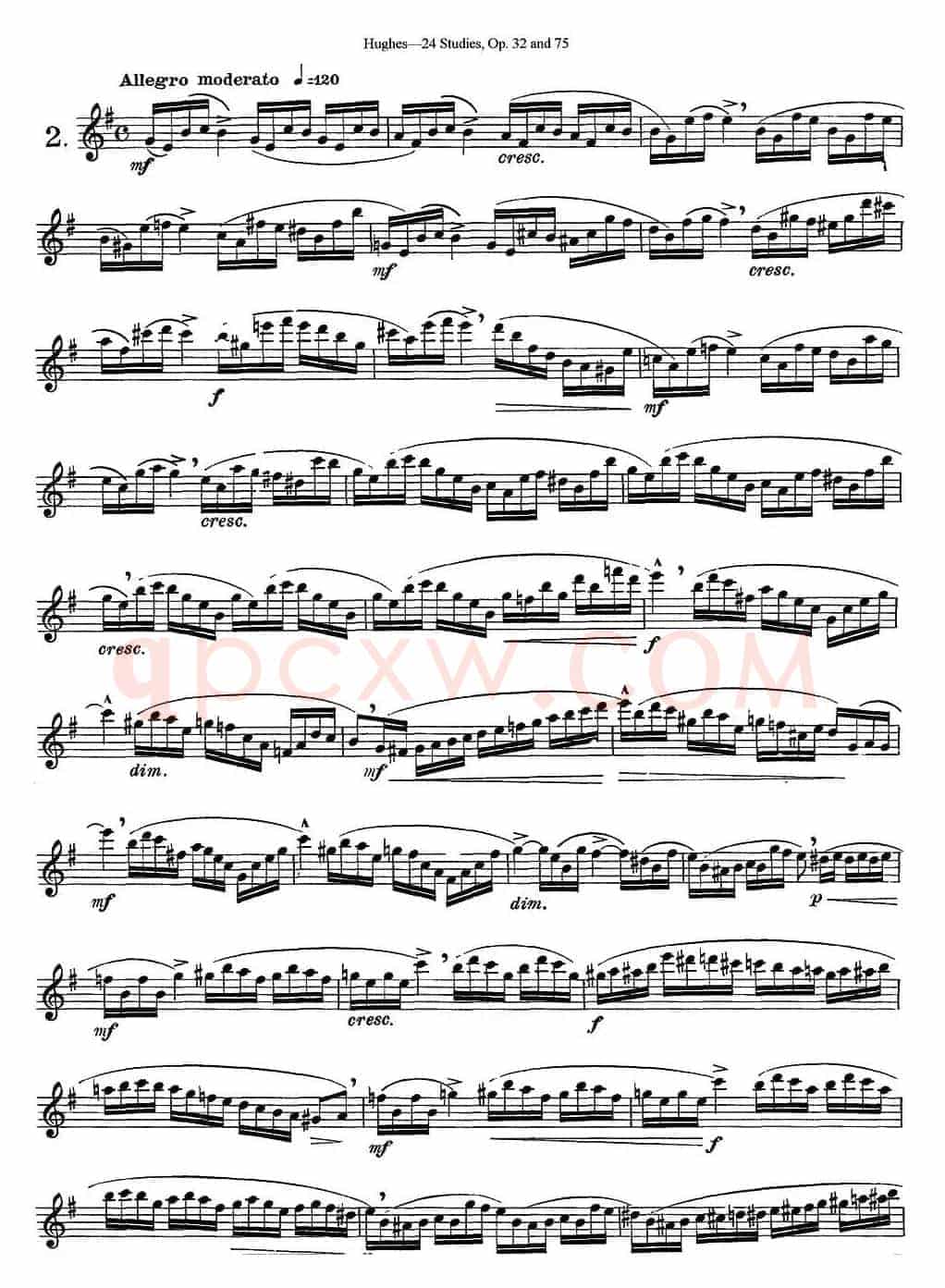 胡埃斯24首练习曲Op.32（NO.2-NO.3）