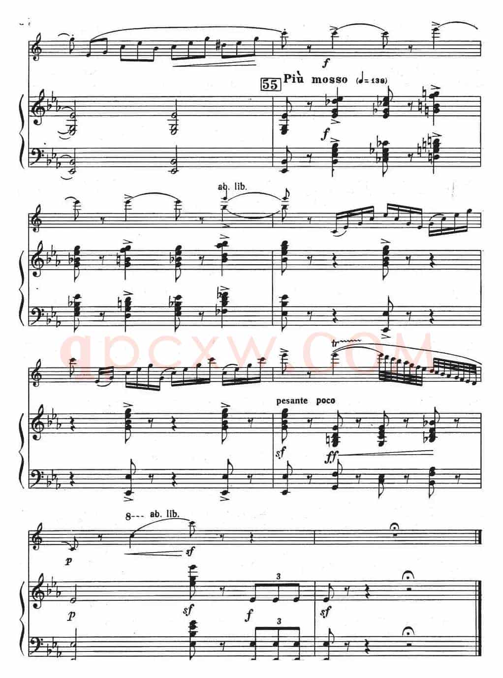 Glazunov Op.109（格拉组诺夫协奏曲Op.109）（萨克斯+钢琴伴奏）
