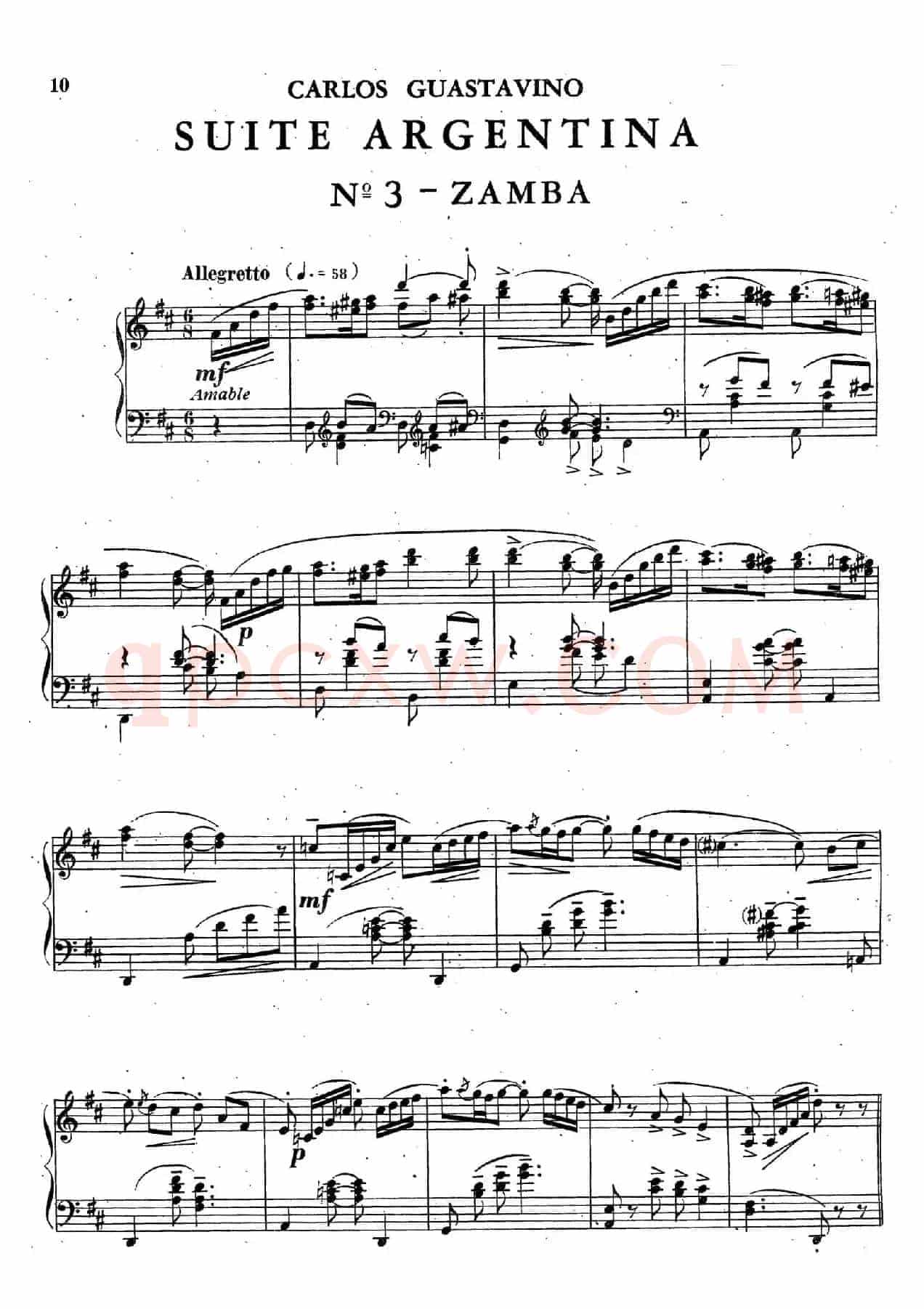 Suite Argentina（阿根廷组曲 No.3）