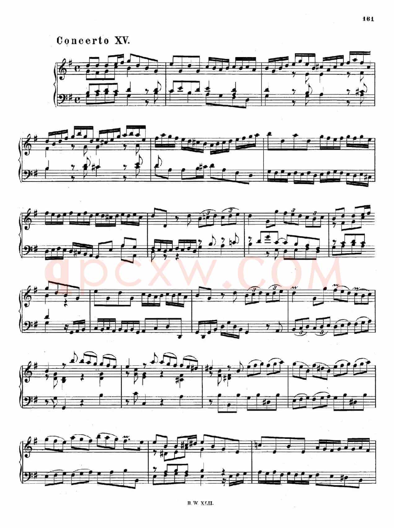 16 Concertos BWV 972-987(十六首为独奏古钢琴而作的协奏曲)(P101——112)
