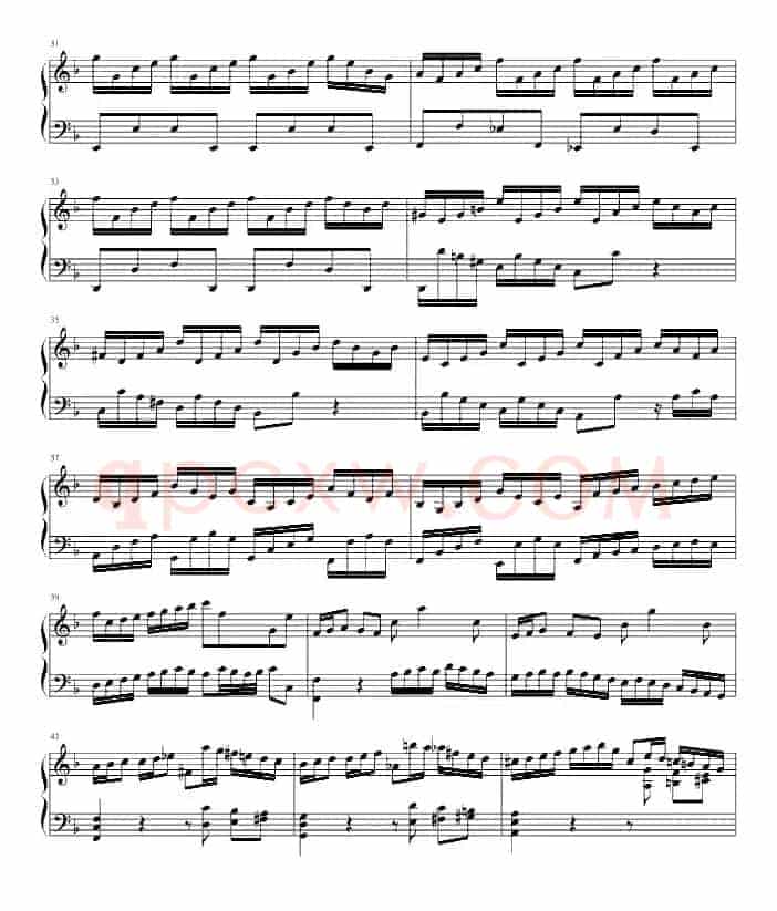 Concerto（巴赫第一键盘乐协奏）