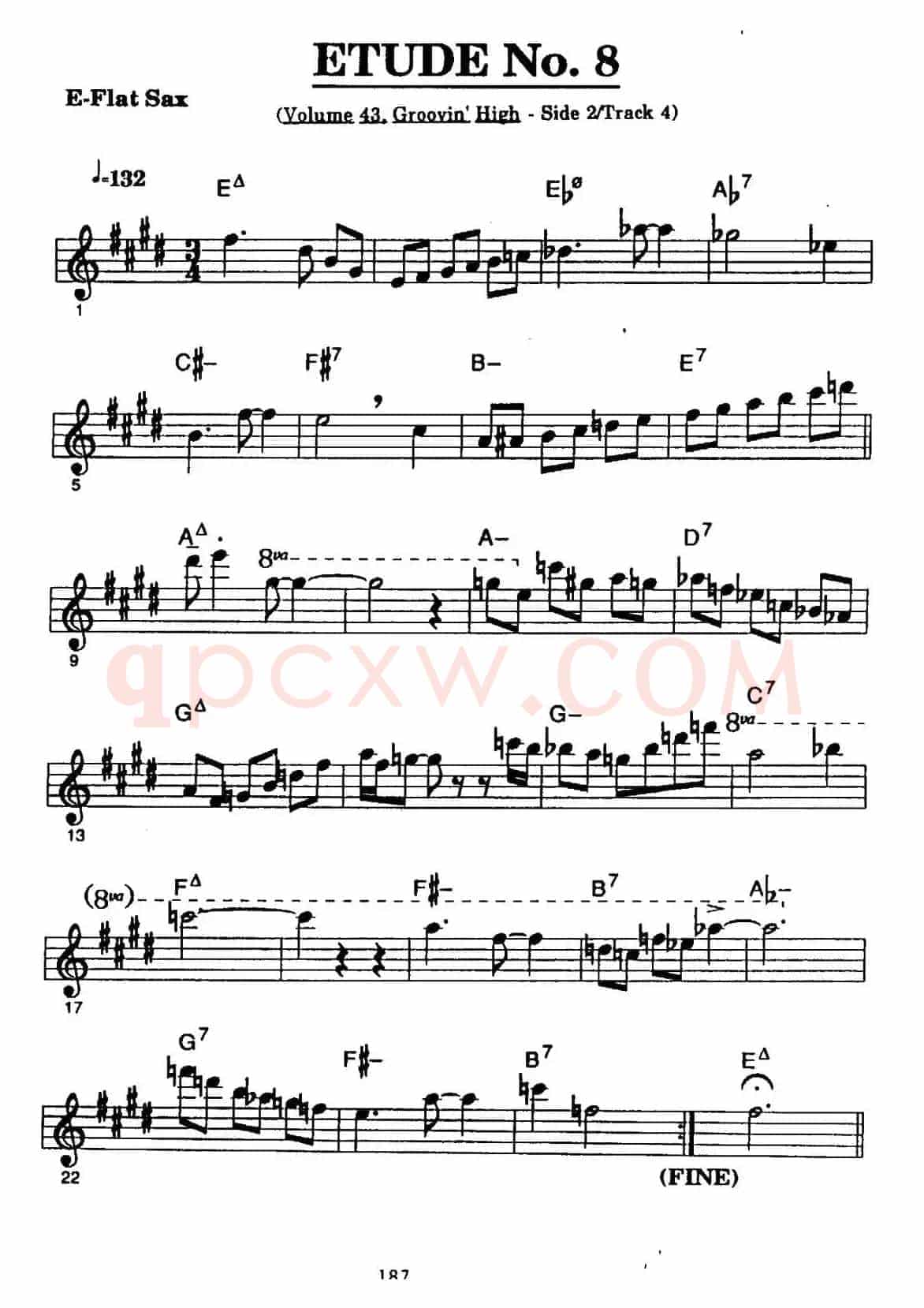 爵士乐超吹练习曲(八)