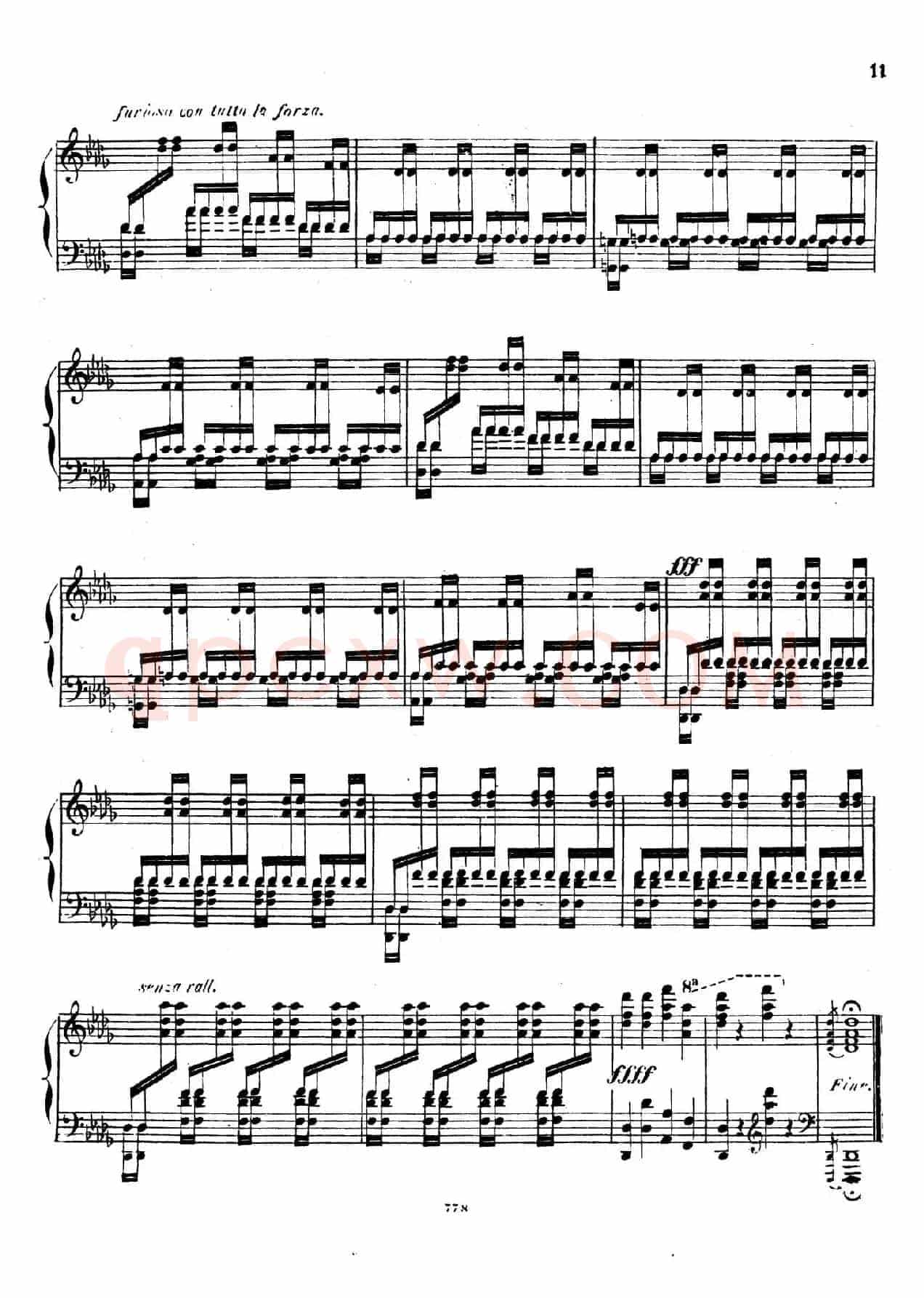 Grande Etude de Concert Tremolo Op.58(音乐会练习曲“震音”)