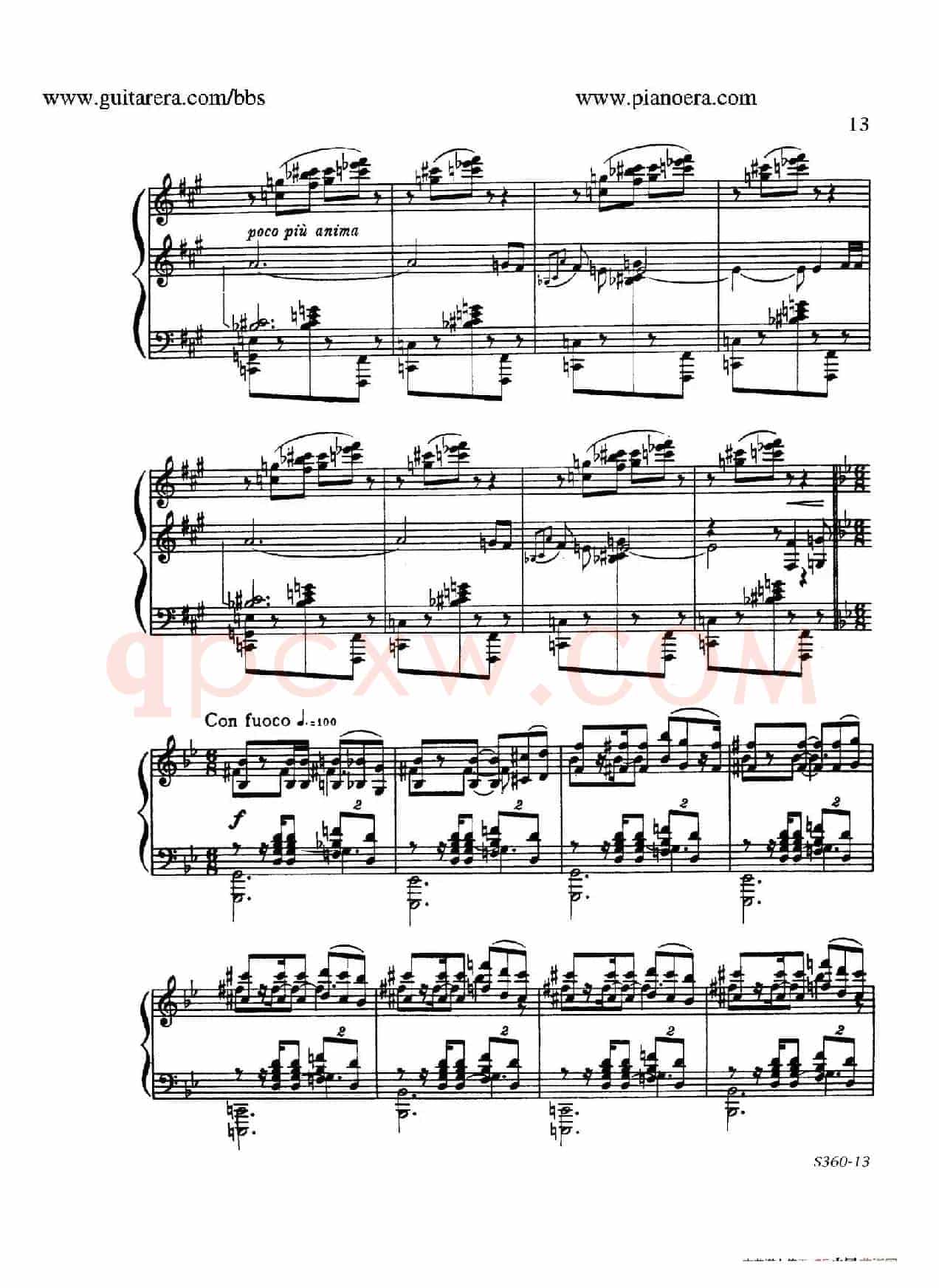 Fourth Piano Sonata S.360(第四钢琴奏鸣曲)