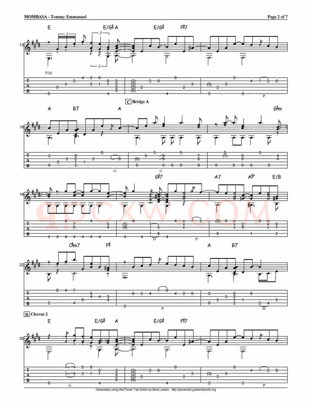 tommy emmanuel：mombasa（指弹吉他）