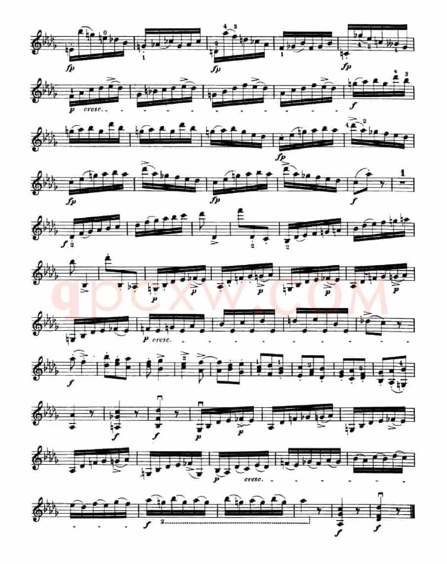 24首小提琴练习曲之15  