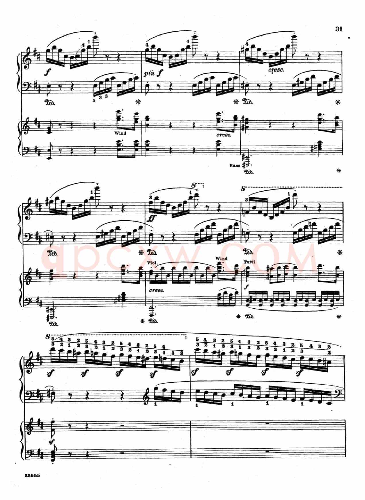 Capriccio Brillante in B Major Op.22(B大调华丽随想曲·双钢琴)