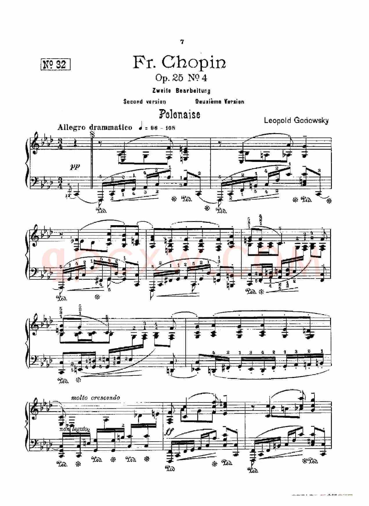 53首以肖邦练习曲为素材而作的练习曲(No.32)