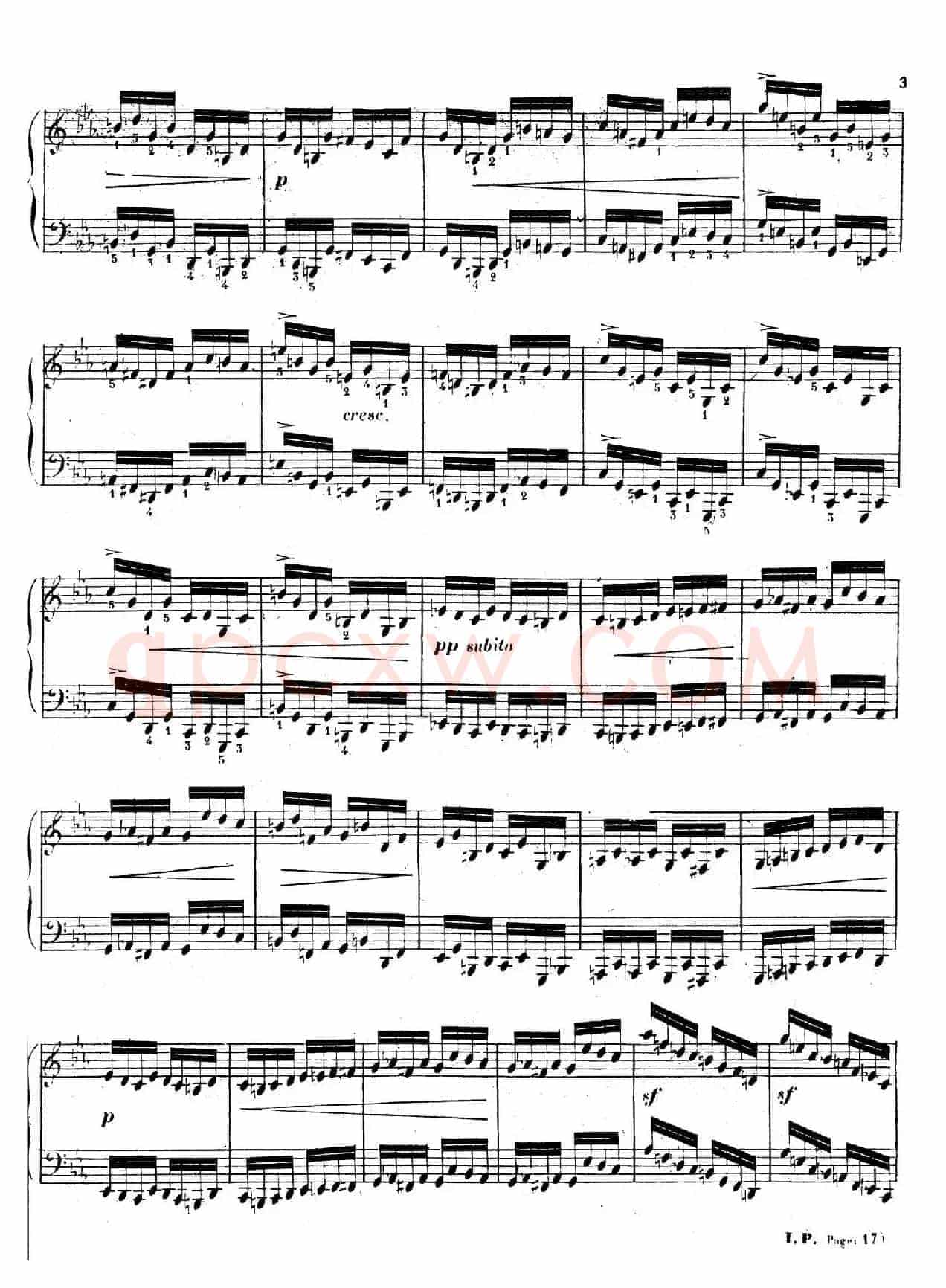 3 Grandes Etudes Op.76 No.3(3首华丽练习曲·3)
