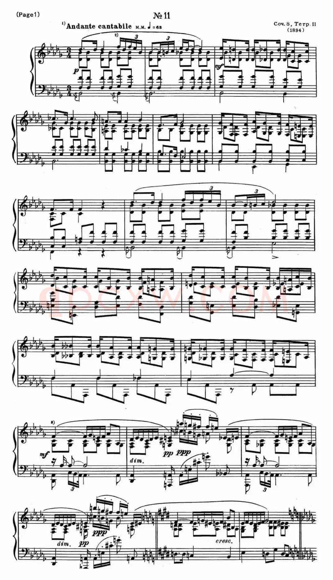 斯克里亚宾12首钢琴练习曲 Op8(No.11 Alexander Scriabin Etudes)