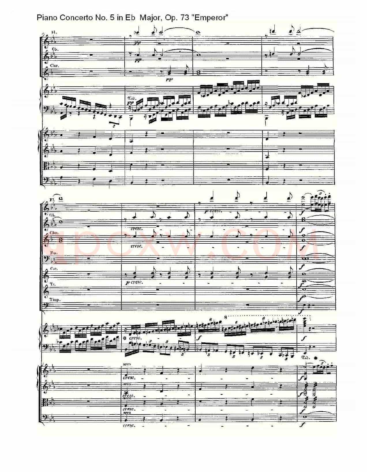 Eb大调钢琴第五协奏曲 Op.73“皇帝” 第一乐章（二）