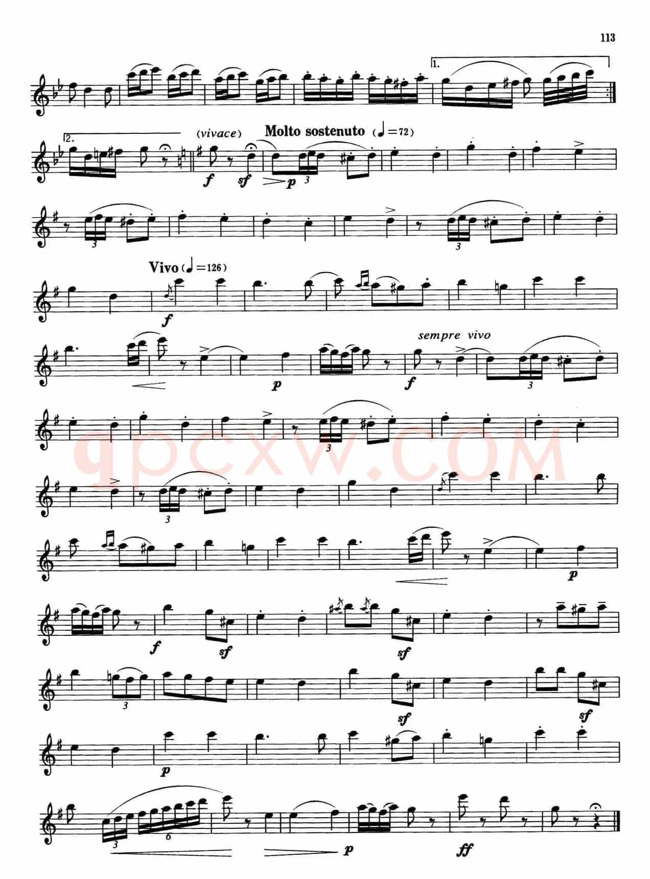 萨克斯管业余考级教程六级乐曲(6首)