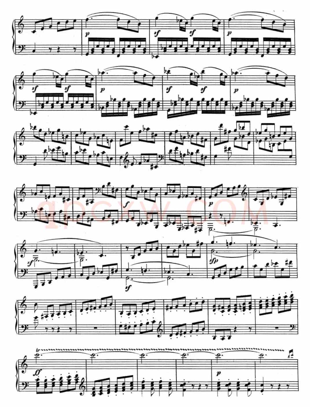 贝多芬钢琴奏鸣曲03 C大调 Op.2 No.3 C major