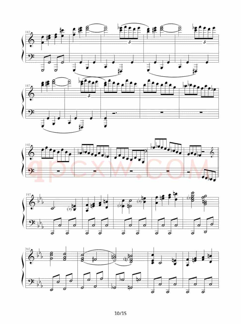 c小调第八钢琴奏鸣曲第一乐章（作品13号“悲怆”）