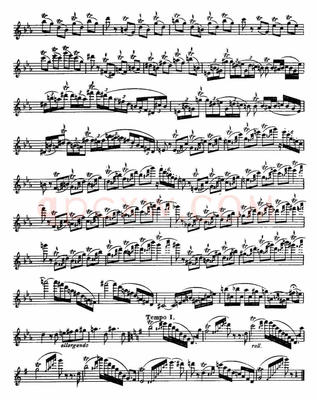 柯勒长笛练习曲作品33号(第三册)(8)