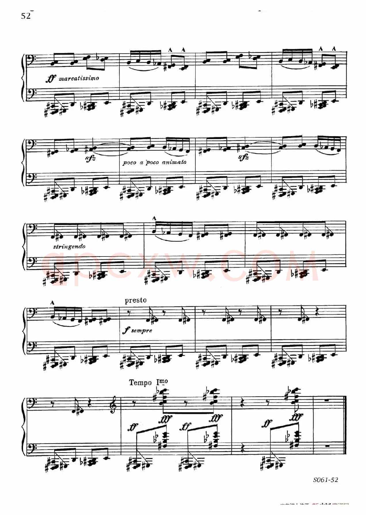 Poems of 1917 Op.41(1917之诗 10. 亡灵之舞)