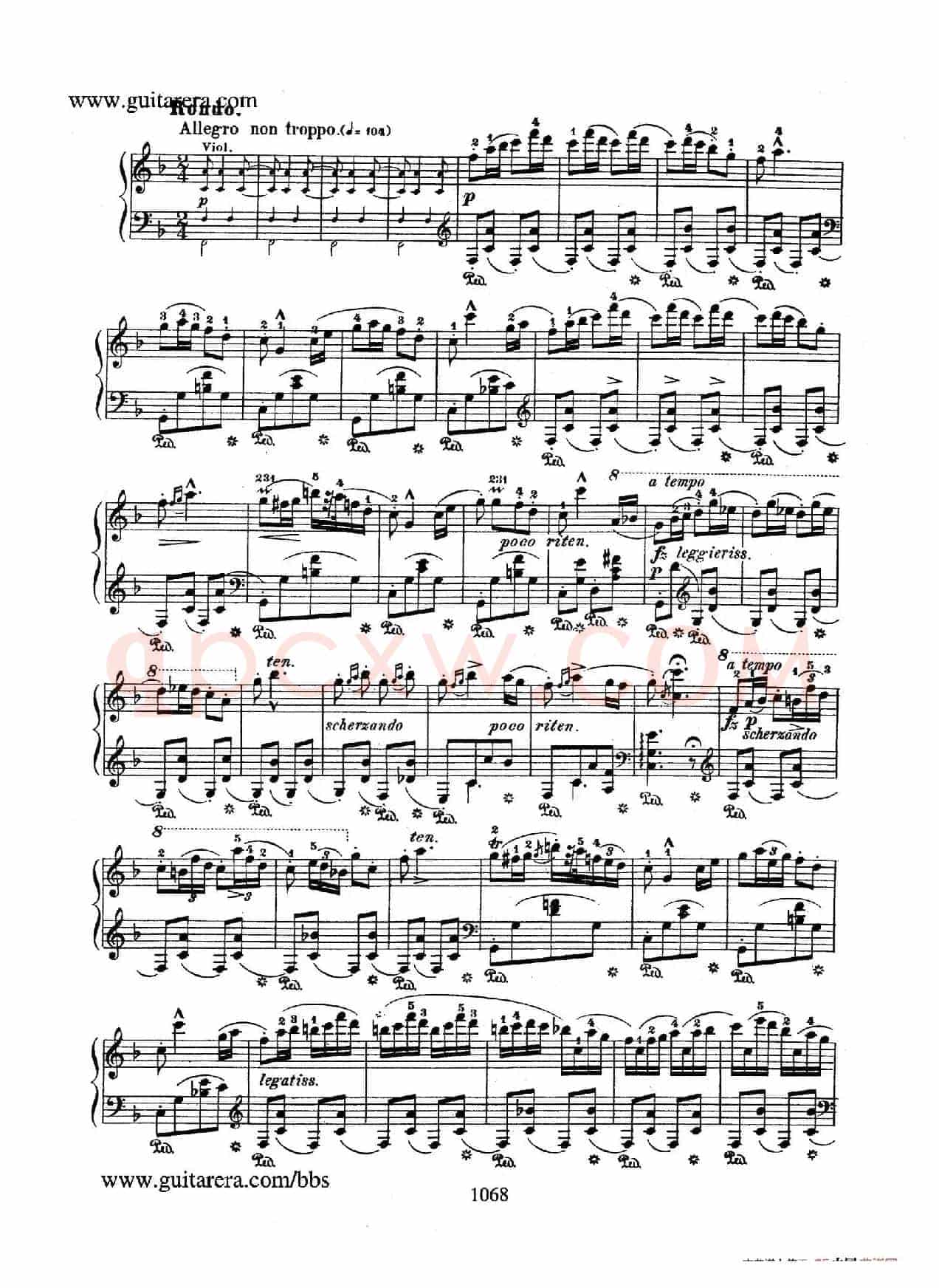 Krakowiak Grand Rondo de Concert Op.14 (克拉科维克音乐会用大回旋曲·钢琴独奏版)