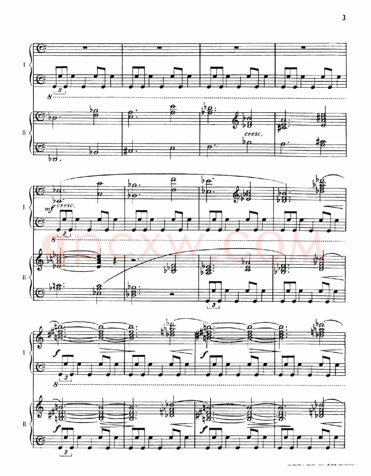 The Planets Op.32(双钢琴)(行星·第一乐章 火星—战争使者)