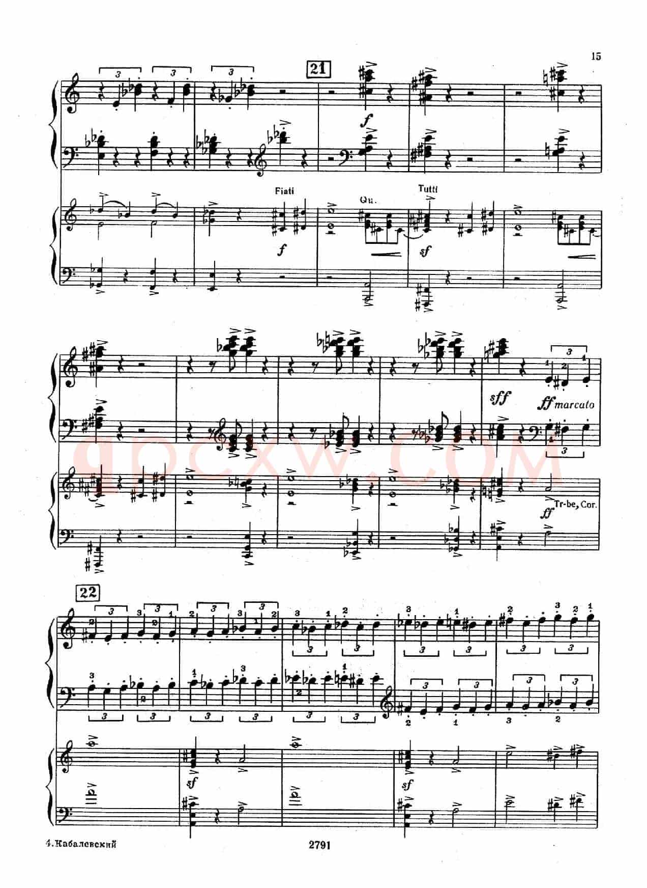 Piano Concerto No.3 in D major, Youth Op.50 - 2 pianos(D大调第三钢琴协奏曲“为青少年而作”Op.50·双钢琴)
