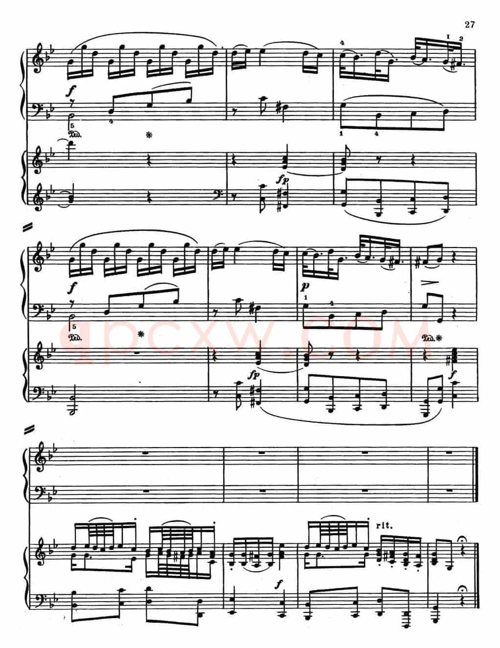 二十八部钢琴协奏曲 No.4