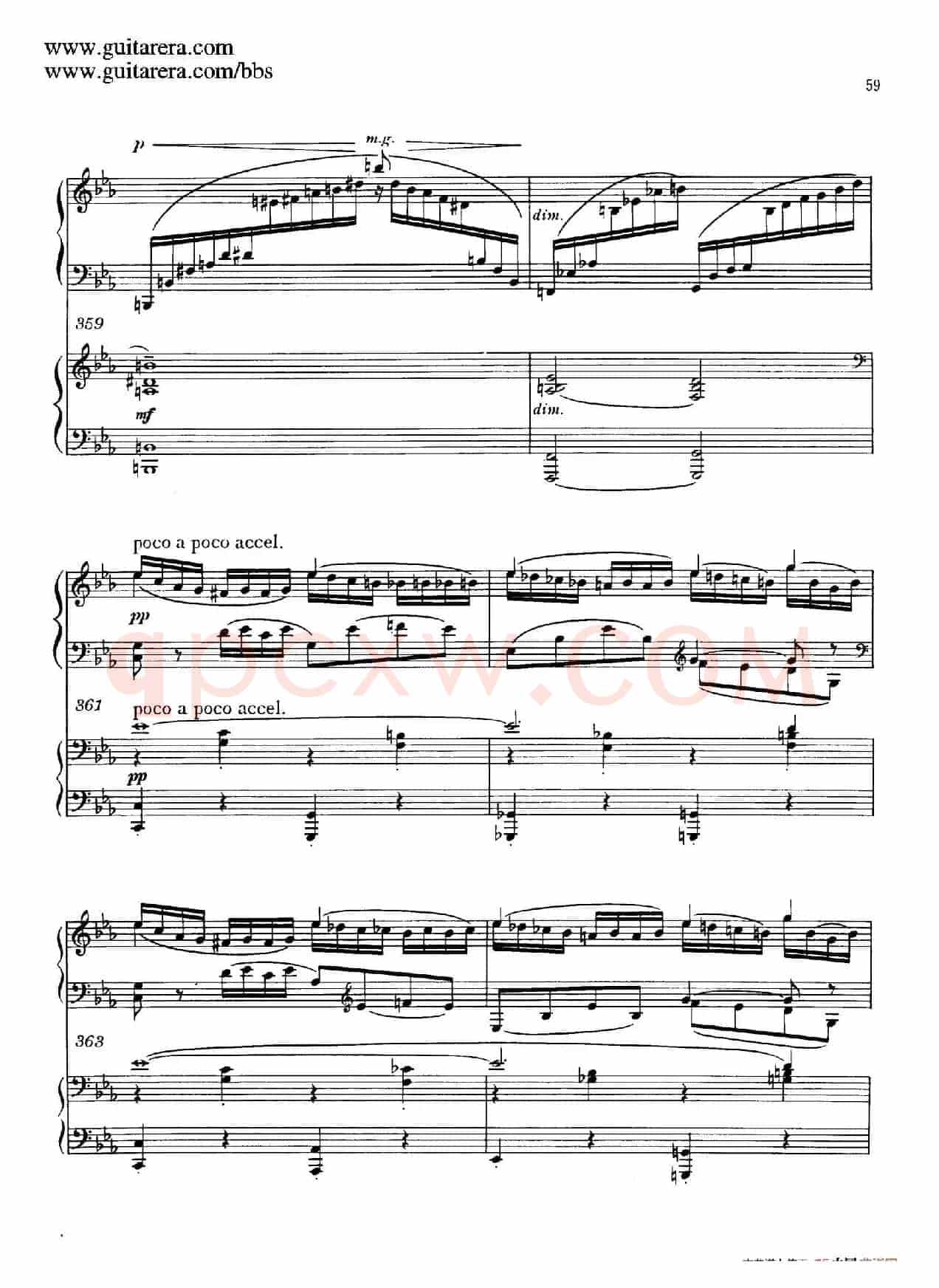 c小调第二钢琴协奏曲 Op.18(双钢琴·第一乐章)