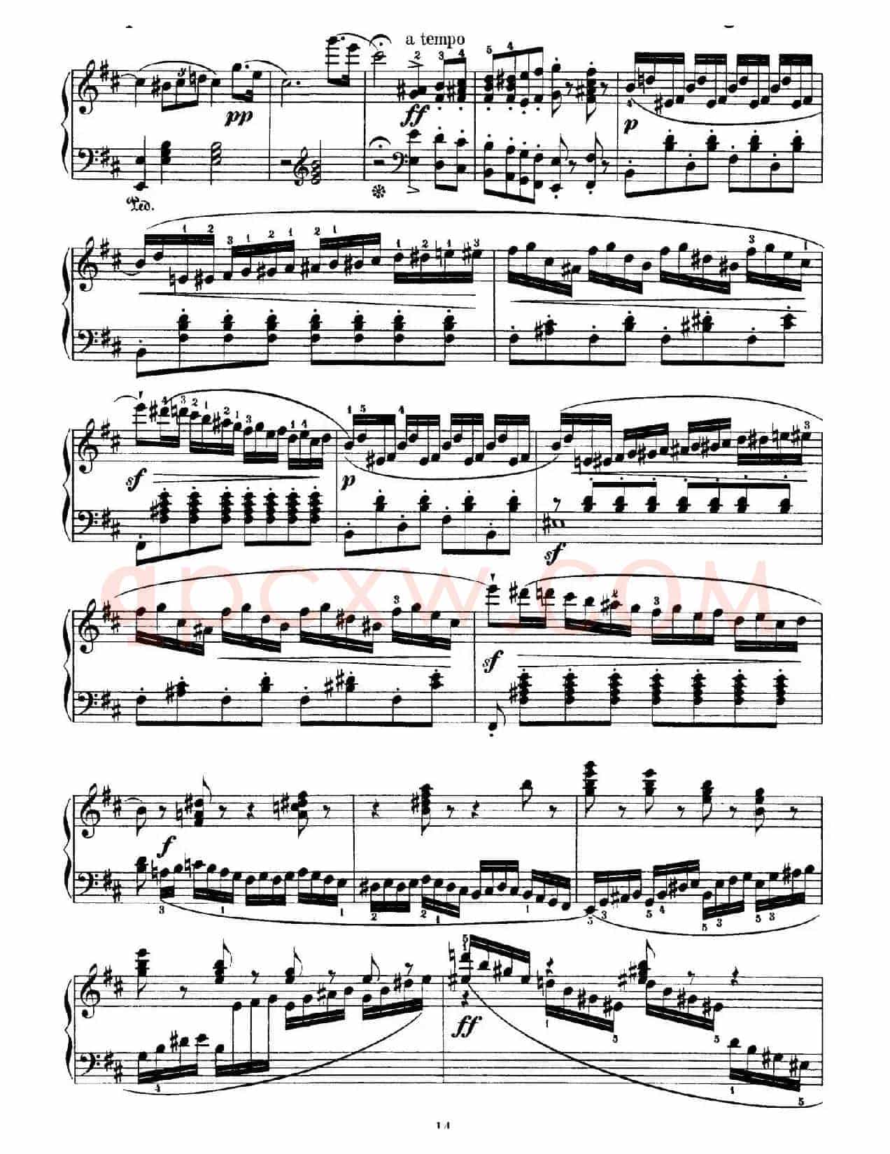 Capriccio Brillante in B Major Op.22(B大调华丽随想曲·钢琴独奏)