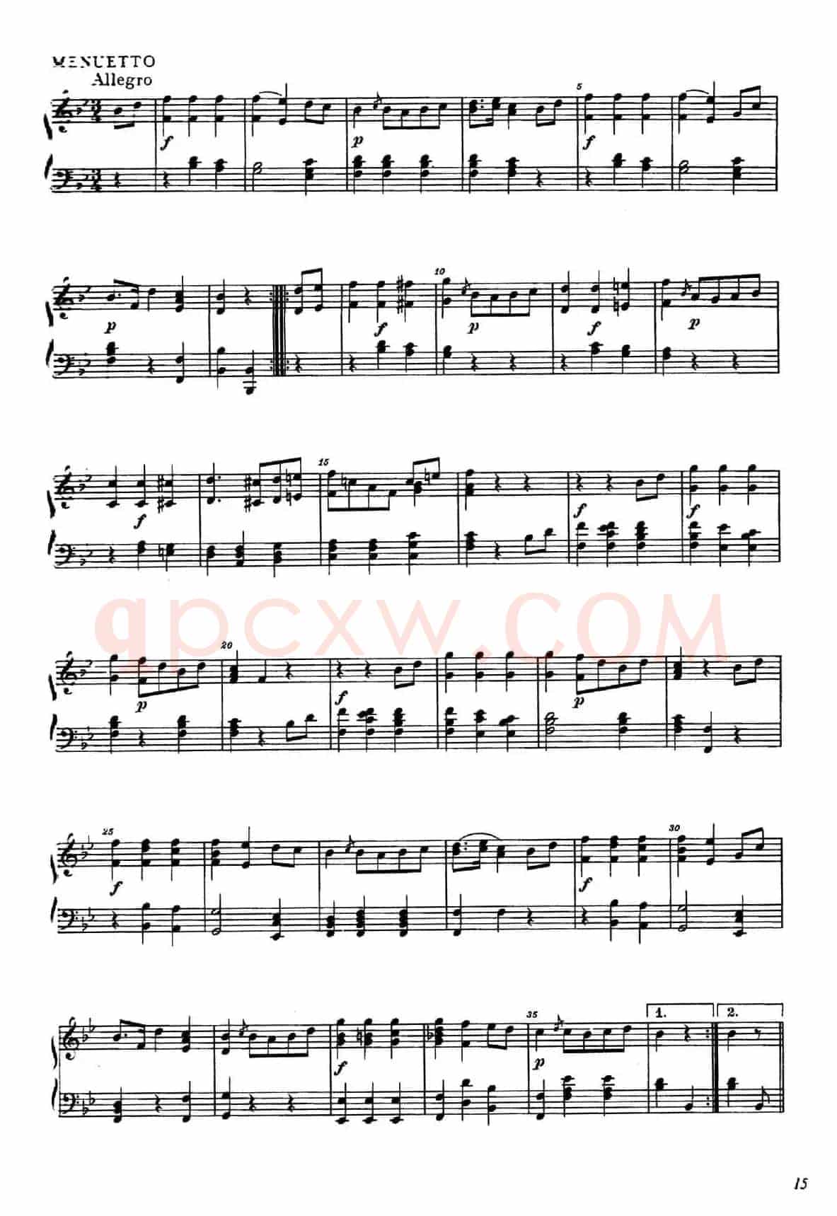 降B大调钢琴奏鸣曲 (Piano Sonata in B-flat Major Op.1)
