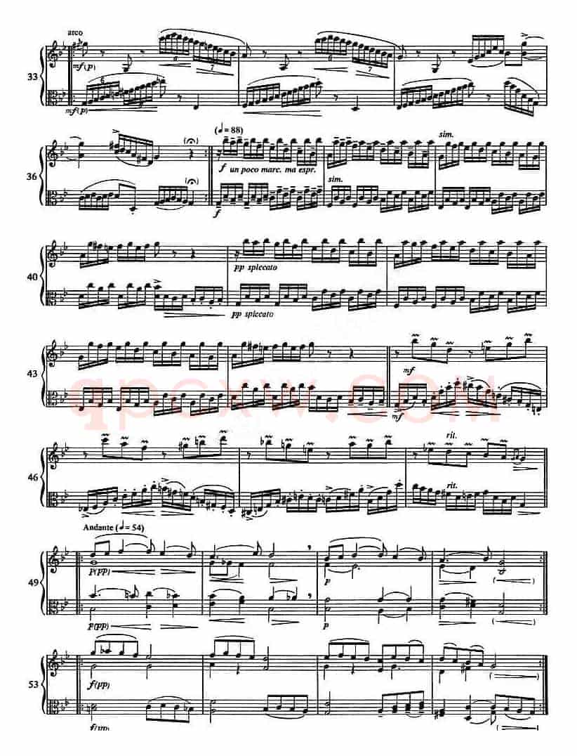 Passacaglia（帕萨卡利亚）（小提琴+中提琴）