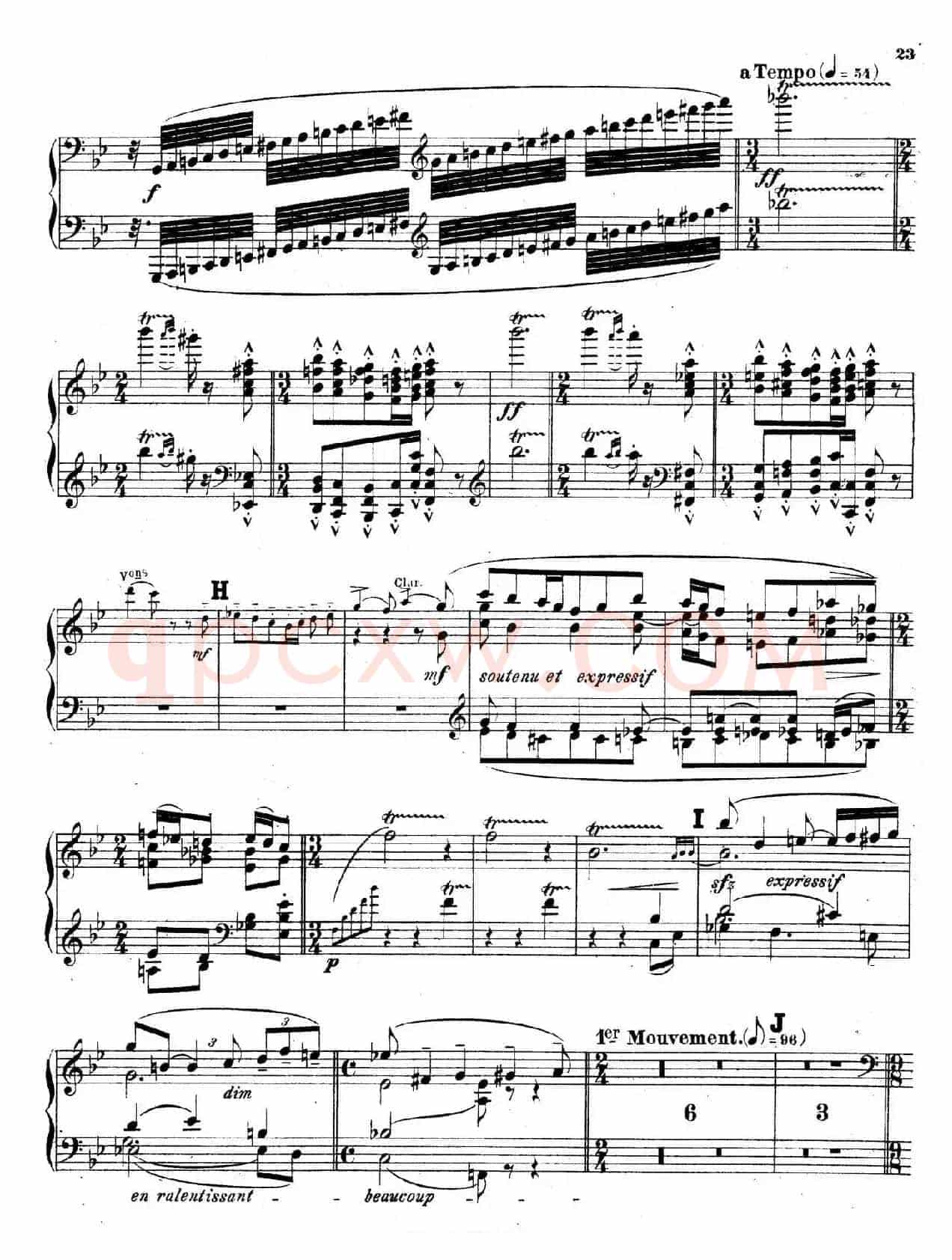 Symphony on a French Mountain Air Op.25(法国山歌交响曲·钢琴独奏·Ⅱ)