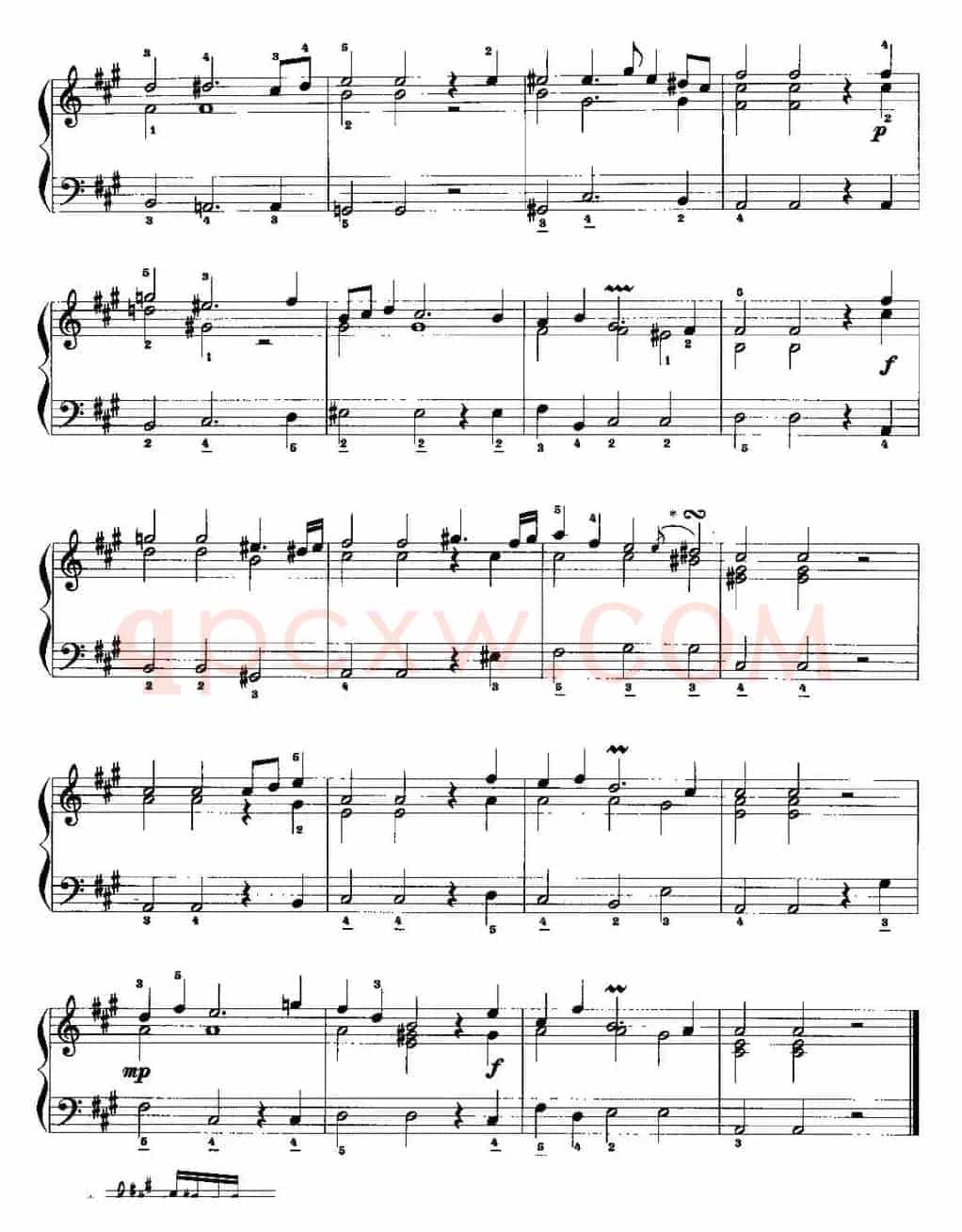 手风琴复调作品：恰空舞曲