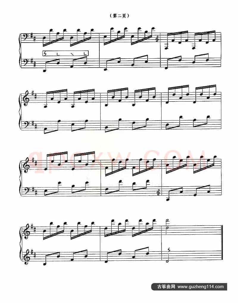 古筝练习：双手练习（1）