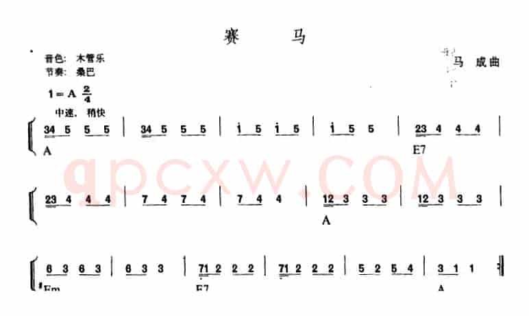 幼儿律动音乐：赛马