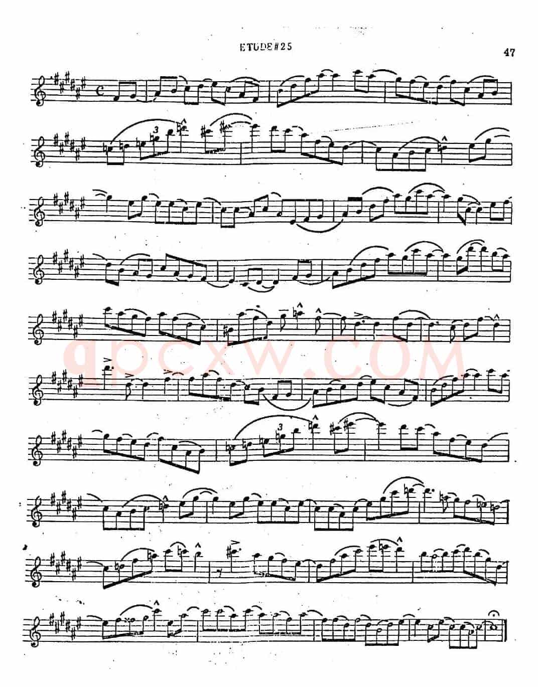 Intermediate Jazz Conception by Lennie Niehaus（25 Jazz Etudes）