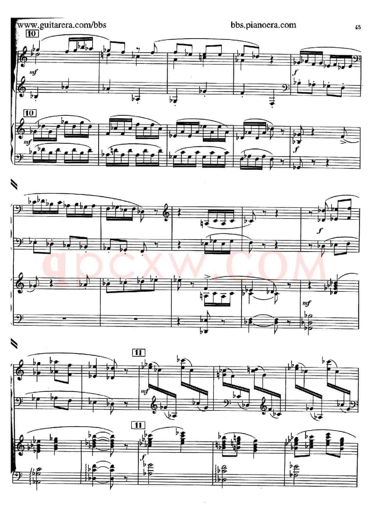 Piano Concerto in c-sharp Minor(升c小调钢琴协奏曲·第三乐章)