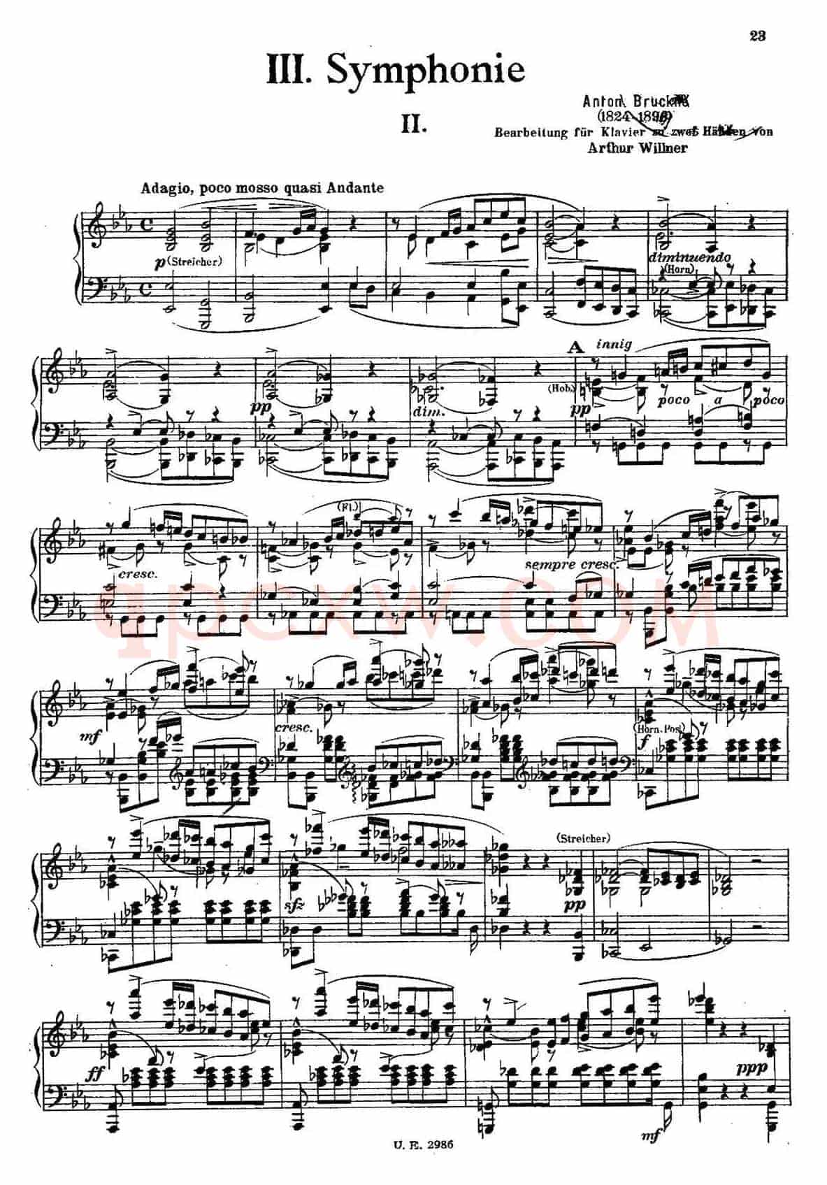 Symphony No.3 in d Minor - Solo Piano(d小调第三交响曲·钢琴独奏版·Ⅱ)