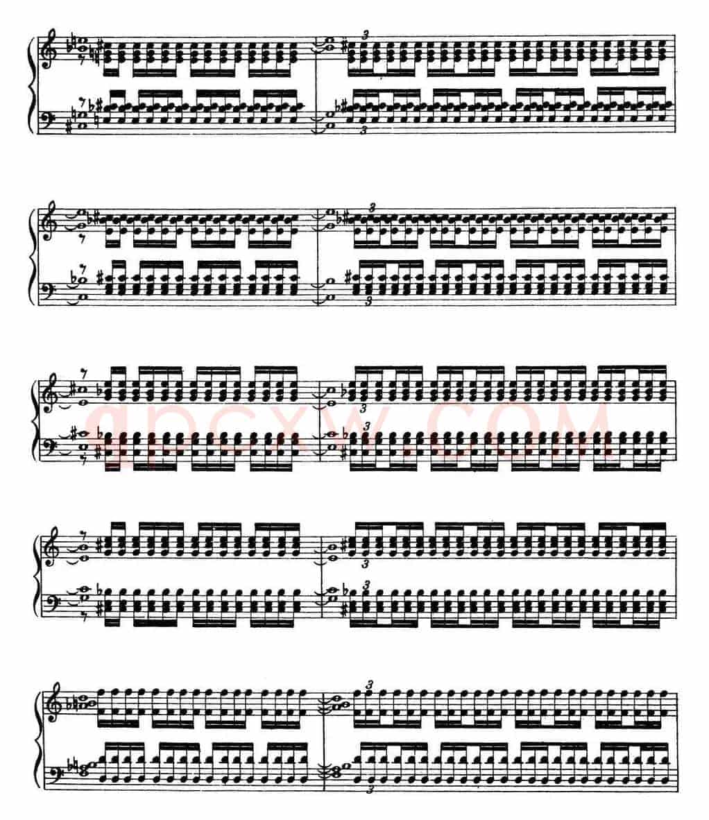 Technical Exercises S.146(李斯特钢琴技巧练习 BOOK Ⅸ)