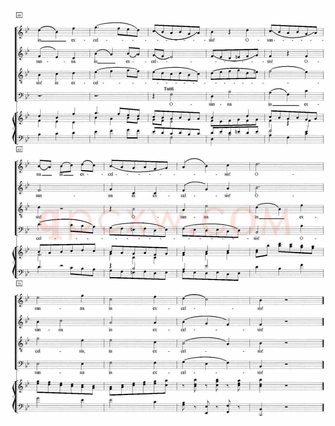 N°11 Benedictus（萨克斯四重奏+钢琴伴奏）