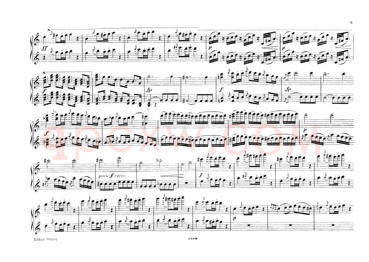 Overture（选自歌剧《奥菲欧与犹丽狄茜》）（四手联弹）