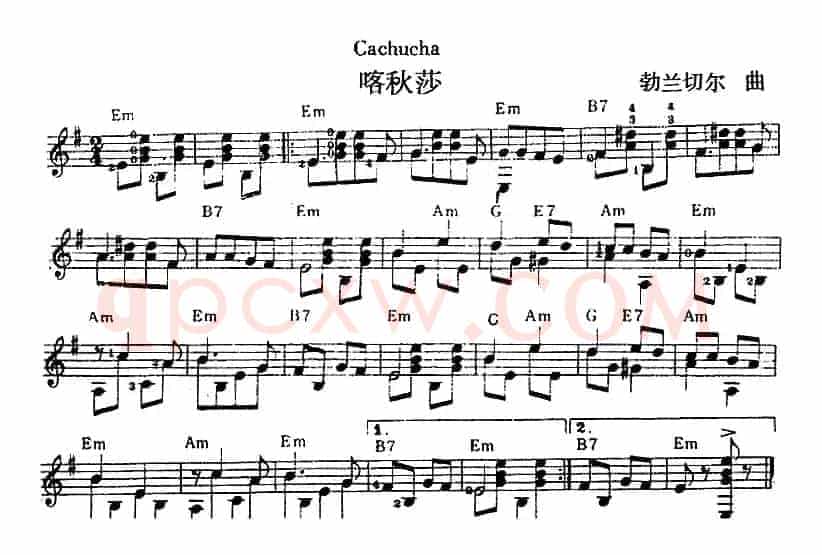 西班牙吉他独奏曲：喀秋莎