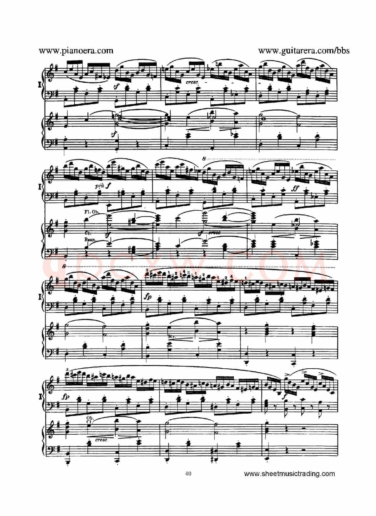 Piano Concerto No.1 in g Minor Op.25(g小调第一钢琴协奏曲·双钢琴)
