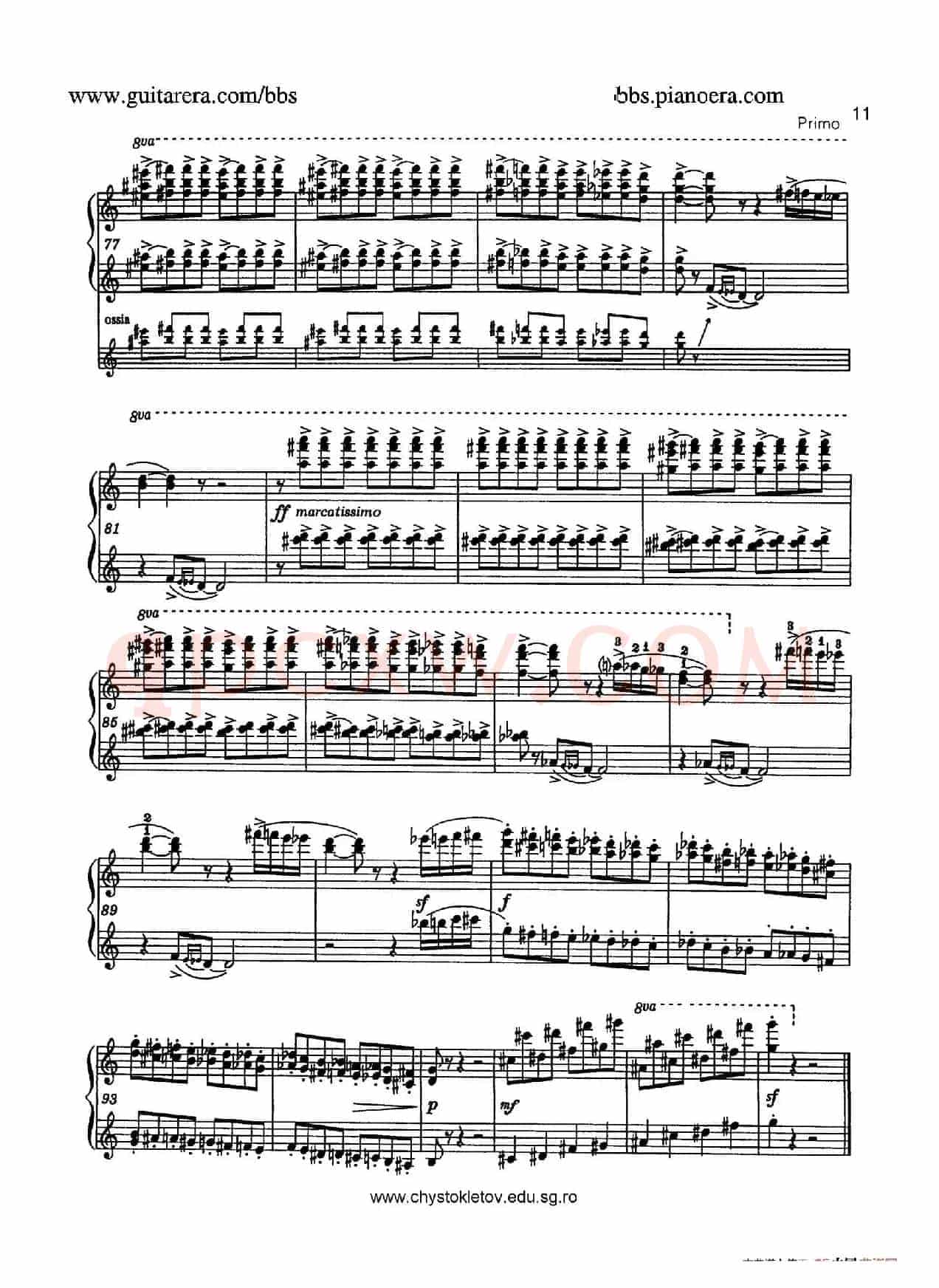 Sabre Dance(马刀舞曲)(四手联弹版)