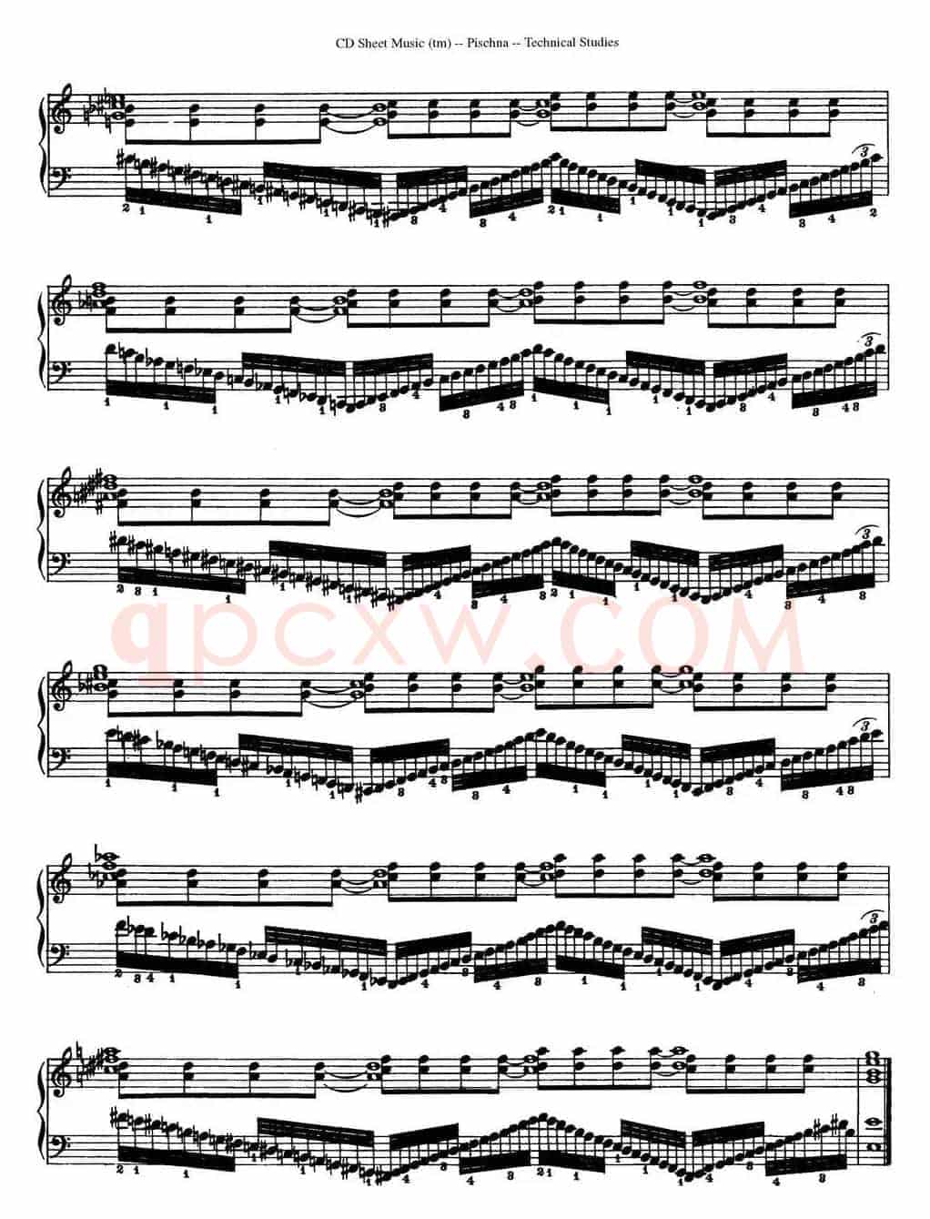 Technical Studies 60 Progressive Exercises (60首钢琴循序渐进练习曲 P81——90)
