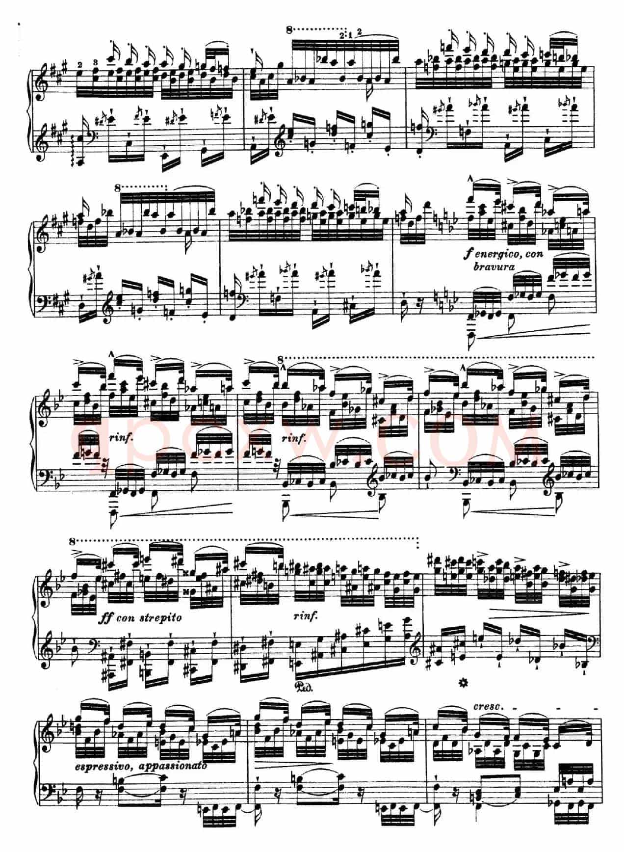 12 Etudes d'execution Transcendante S.139(12首超技练习曲·5)