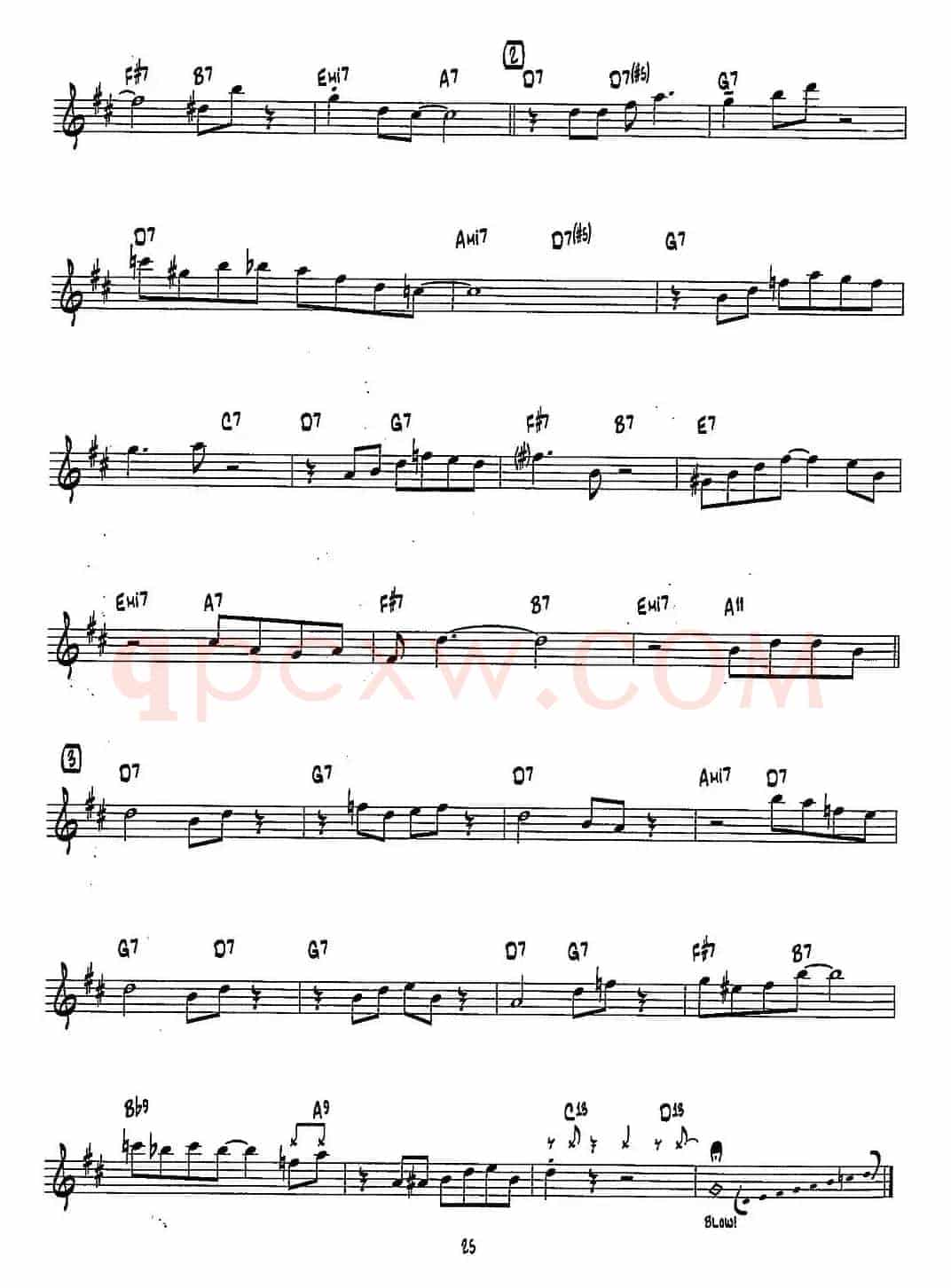  BLUES3（15首爵士练习曲之11）
