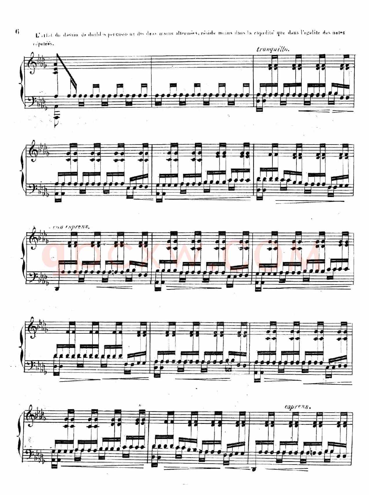 Grande Etude de Concert Tremolo Op.58(音乐会练习曲“震音”)