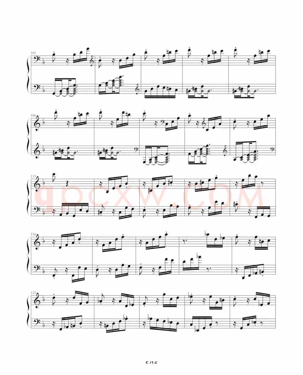 暴风雨（Beethoven's Sonata NO.17 Mov.3 ）